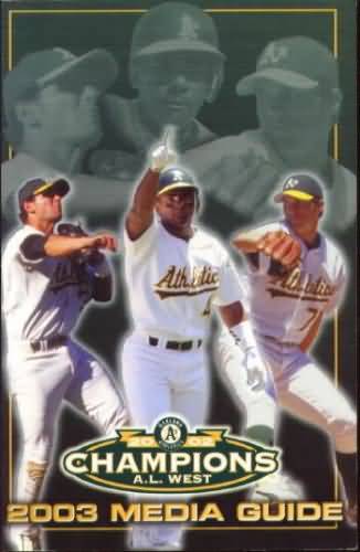 2003 Oakland A's